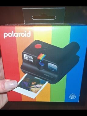 Polaroid Green and Orange Packaging Box